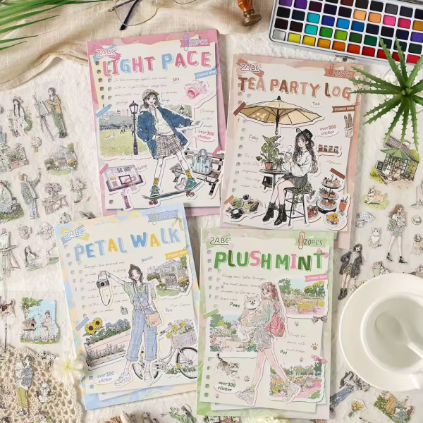 Comfortable Life Record Series Sticker Book