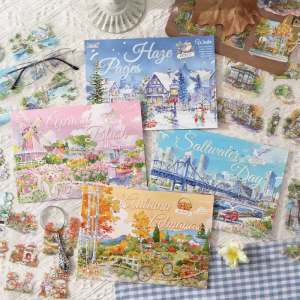 Four Season Scenery Series Sticker Book