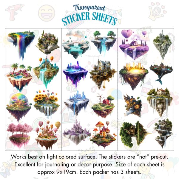 Signature Series Sticker Cards - Fantasy World