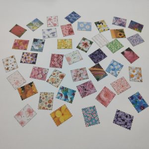 Signature Cut Outs - Flower Themed Stamps