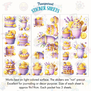 Signature Series Sticker Cards - Lemon Honey Treats