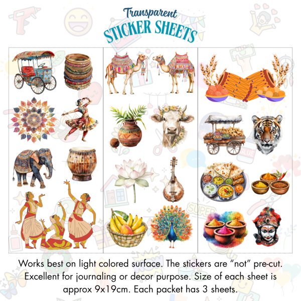 Signature Series Sticker Cards - Spirit of India