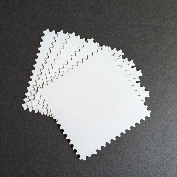 Postage Stamp Cutouts Square