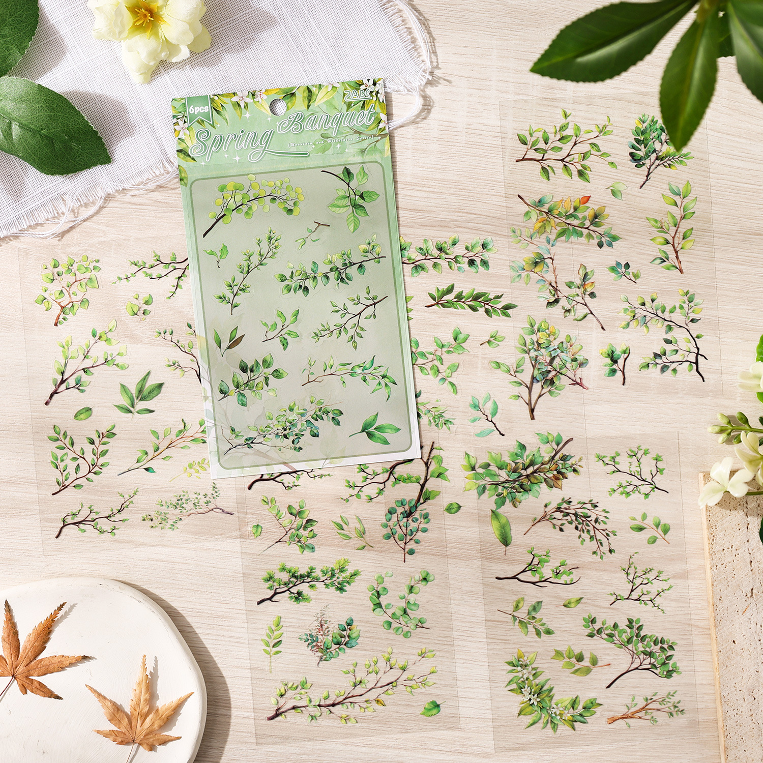 Sticker Try Branch Support Botanical Branch Series Stickers - Craft Material Hub
