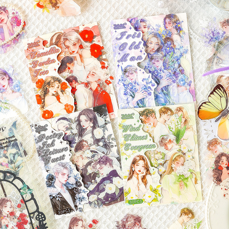 Stickers Romeotics Romantic Aesthetic Series Stickers - Craft Material Hub