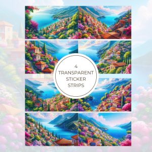 Signature Transparent Sticker Strip - Lakeside Village