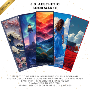 Signature Print Bookmarks - Set A