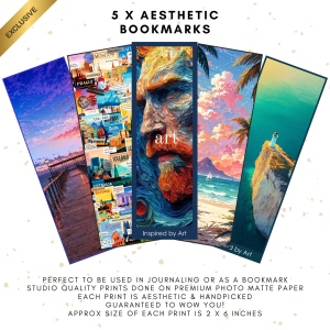 Signature Print Bookmarks - Set B