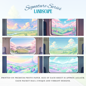 Signature Series Landscape – Train Window