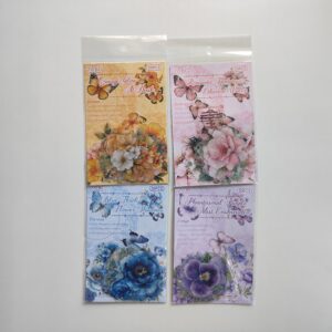 Vintage Floral Theme Sticker Series