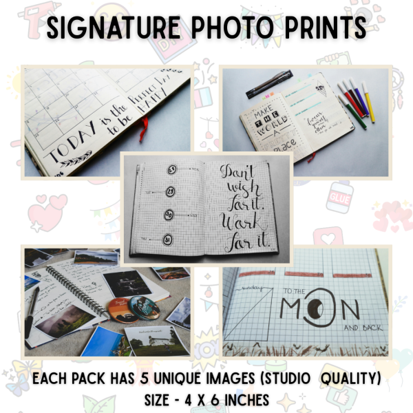Signature Photo Prints - Journaling