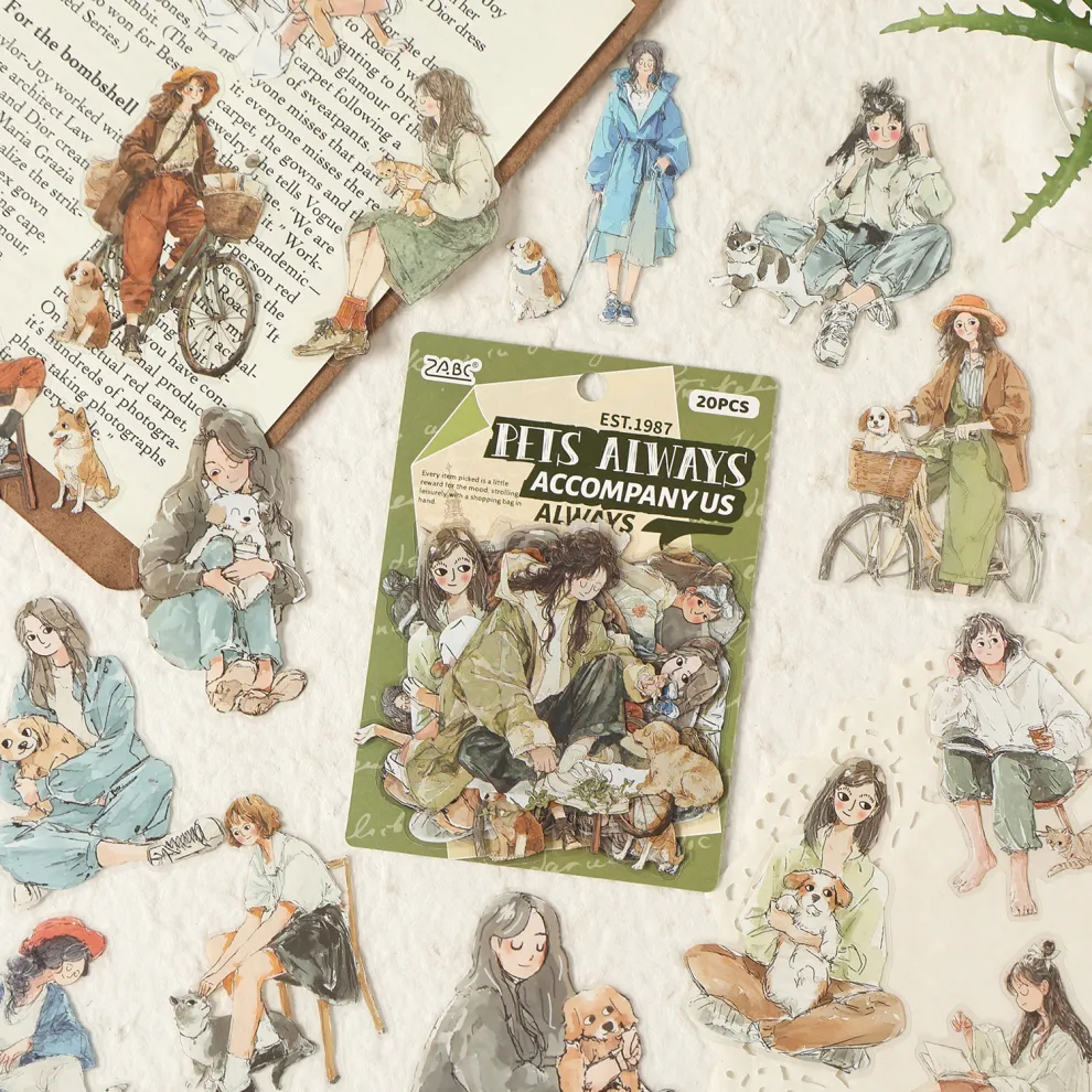 Comfortable Life Series Sticker - Craft Material Hub