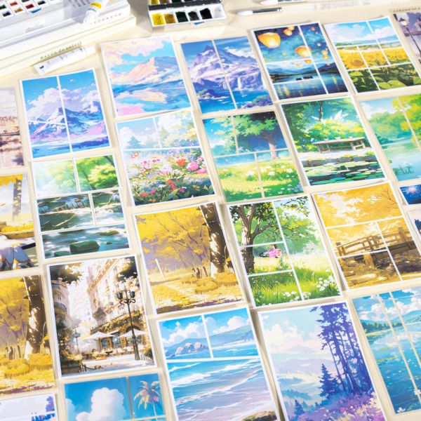 Time Mirror Image Series Sticker Book