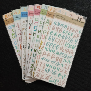 Bubble Stickers - Alphabets