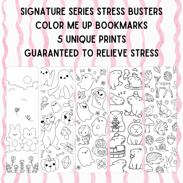 Stress Busters : Color Me Up Bookmarks 1