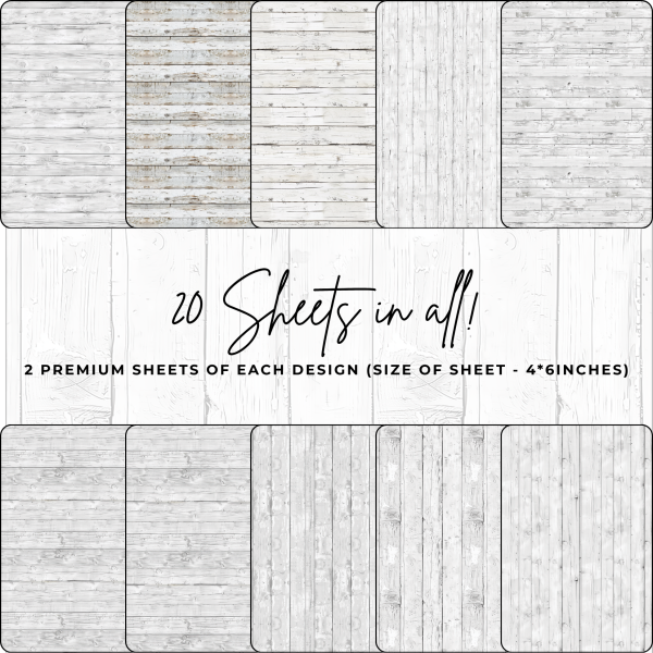 Signature Material Paper – Wooden White Plank