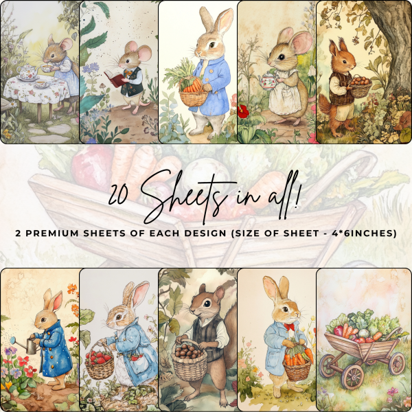 Signature Material Paper – Easter Garden 1