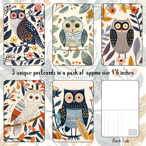 Signature Series Postcards - Autumn Owl