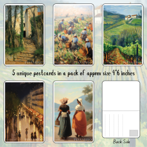 Signature Series Postcards - Pissarro Painting