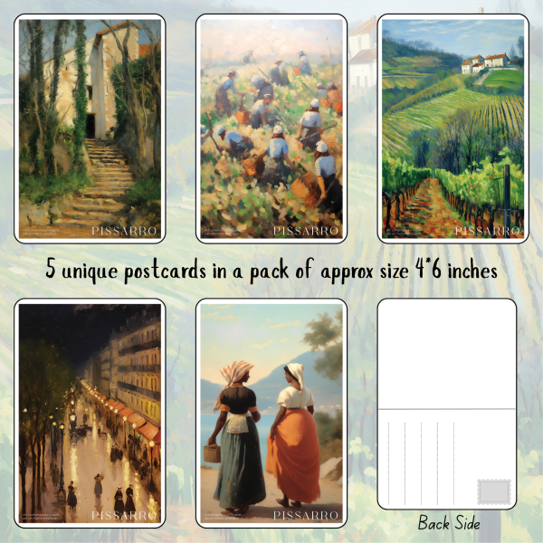 Signature Series Postcards - Pissarro Painting