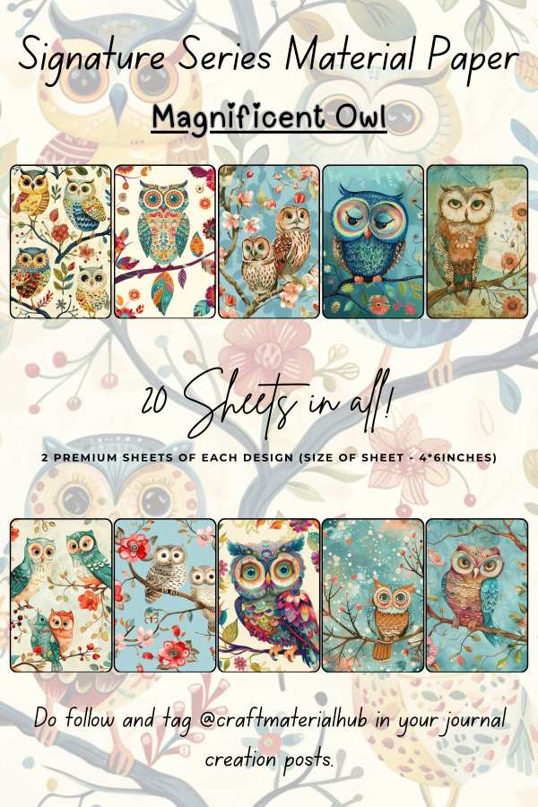 Signature Material Paper – Magnificent Owl