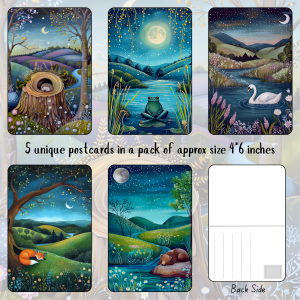 Signature Series Postcards - Night Time Hills 1