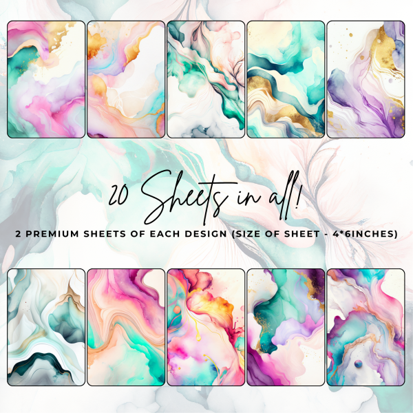 Signature Material Paper – Watercolor Painting