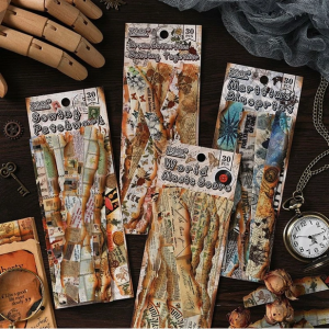 Junk Journal & Antique Decorative Tape Sticker Series