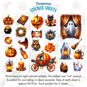Signature Series Sticker Cards - Halloween