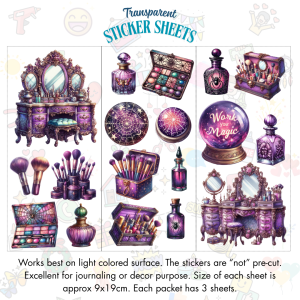 Signature Series Sticker Cards - Goth Cosmetics