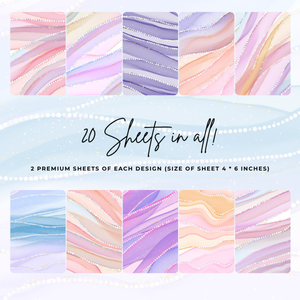 Signature Material Paper – Alcohol Ink Pearls