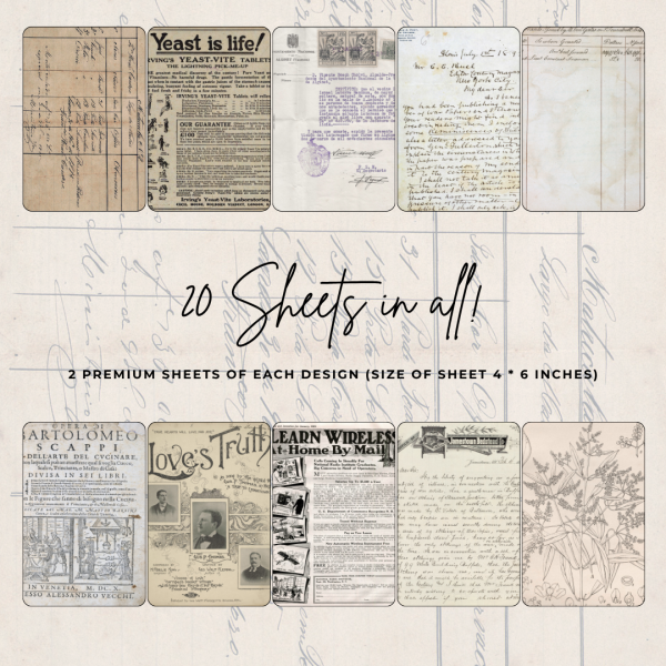 Signature Material Paper – Antique Paper 1