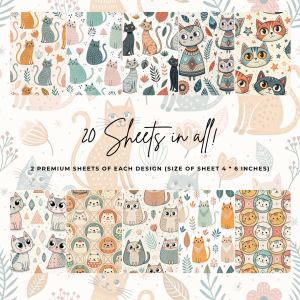 Signature Material Paper – Cat Lover