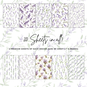 Signature Material Paper – French Lavendar