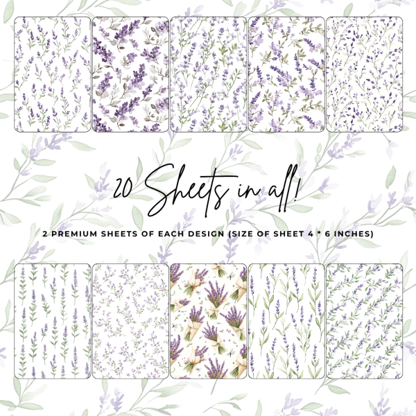 Signature Material Paper – French Lavendar