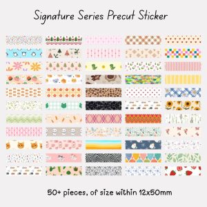 Signature Precut Stickers – Pattern Tape - Design 2