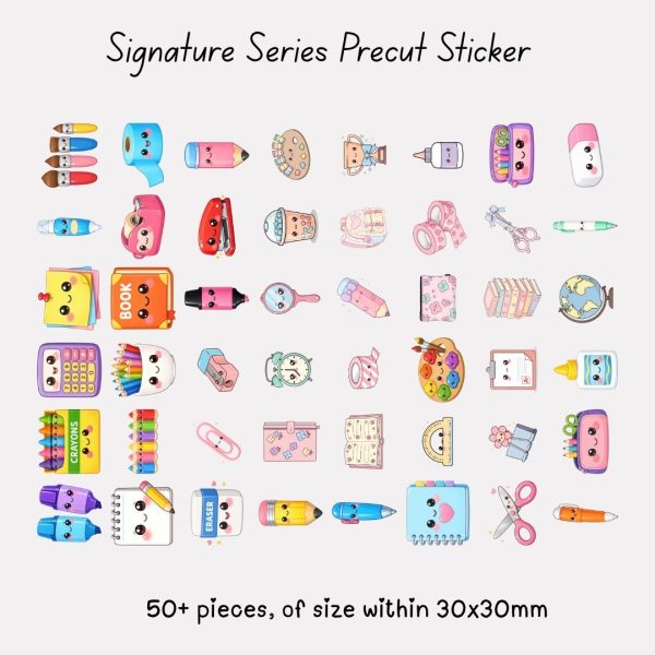Signature Precut Stickers – Kawaii School Supplies