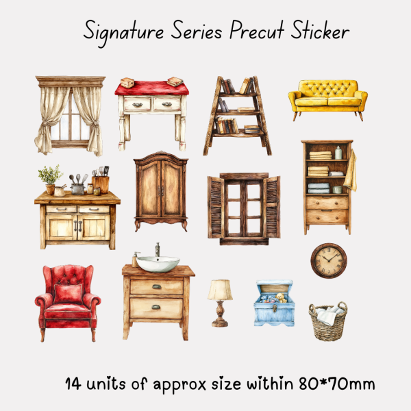 Signature Precut Stickers – Cozy Cottage Furniture Collection