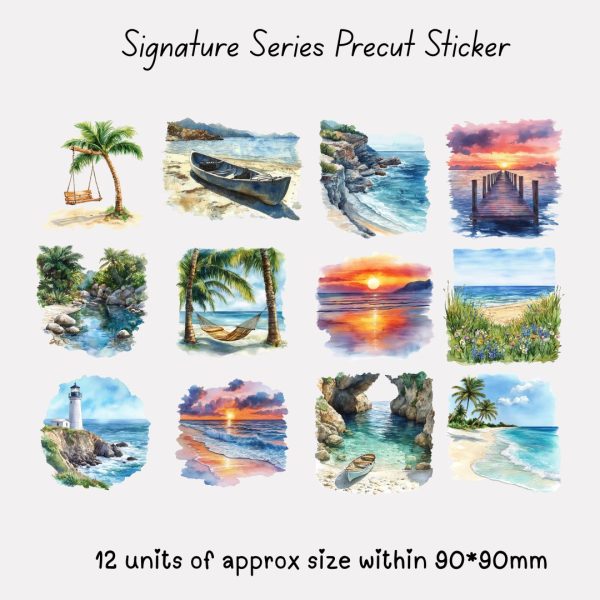 Signature Precut Stickers - Coastal Escape