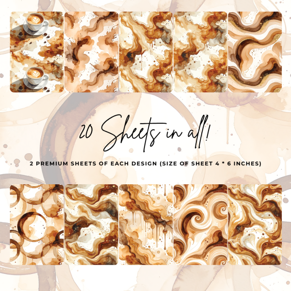 Signature Material Paper – Coffee & Cream