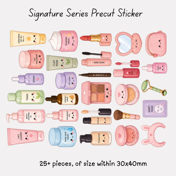 Signature Precut Stickers – Kawaii Skincare & Beauty