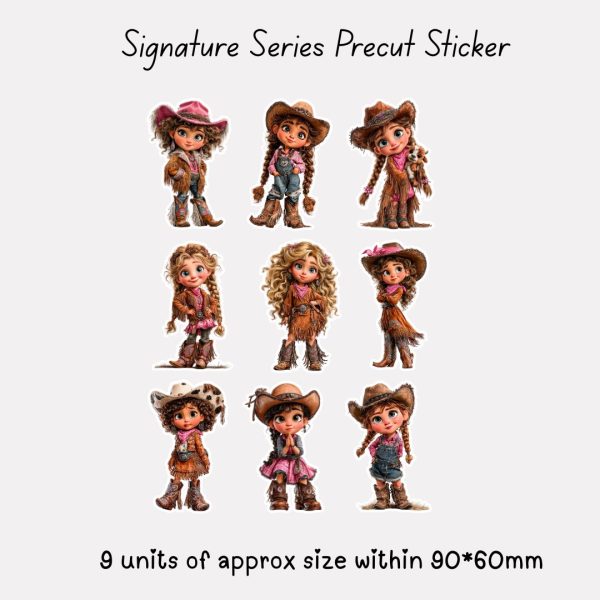Signature Precut Stickers – Cowgirl Girls