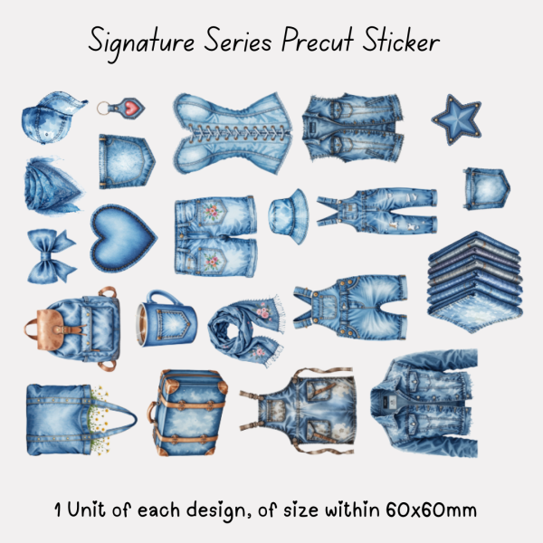 Signature Precut Stickers – Denim World