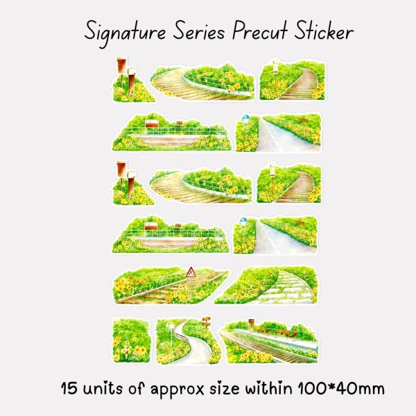 Signature Precut Stickers - Garden Walkway