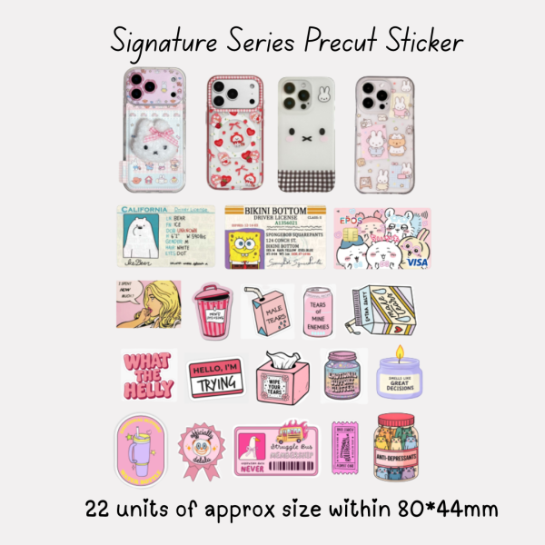 Signature Precut Stickers – Girly Things
