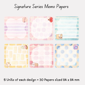 Signature Memo Papers – Kawai Watercolor