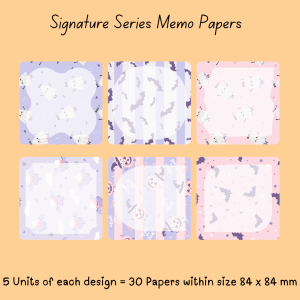 Signature Memo Papers – Kawaii Halloween