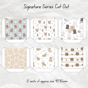 Signature Cutout – Teddy Bear Pattern