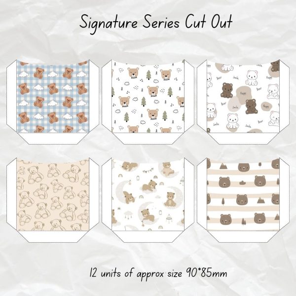 Signature Cutout – Teddy Bear Pattern
