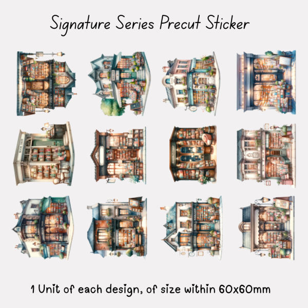 Signature Precut Stickers – Vintage Bookstore